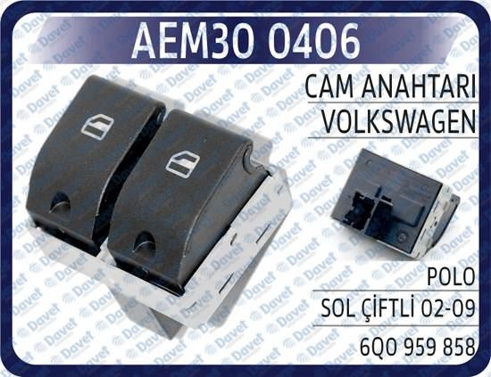 AEM 300406 Cam Anahtari Vw Polo Sol Ciftli 02-09